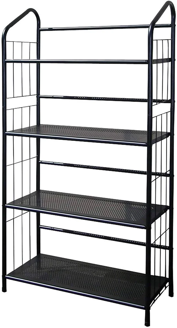 Metal Bookcase Bookshelf Utility Rack 3, 4 & 5 Tiers by Legacy Decor