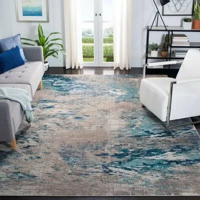 Acantha Blue/Gray Rug Williston Forge Rug Size: Rectangle 2&2x22 x 10&
