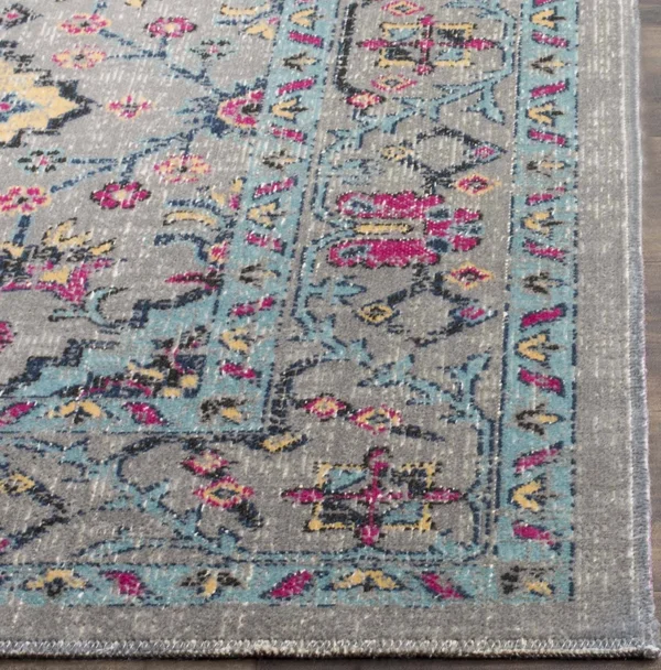 Safavieh Artisan ATN513G 3&3x22 x 5&3x22 Light Grey - Light Blue Area Rug