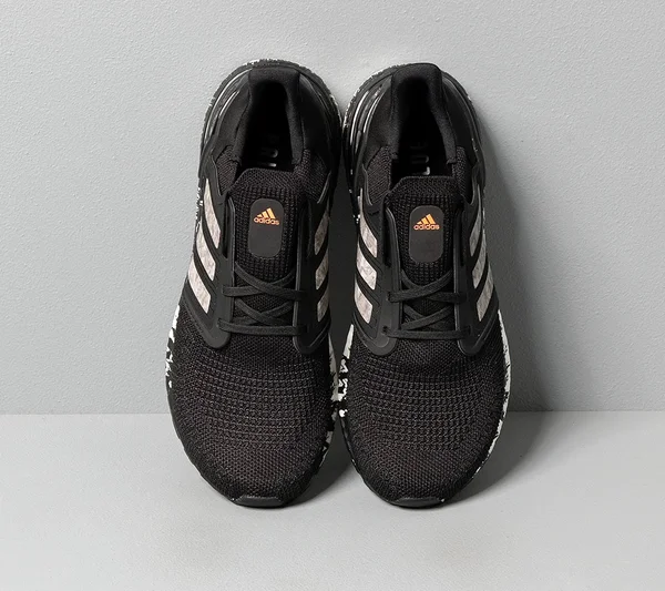 Men's Adidas Ultraboost 20 Core Black White Signature Coral