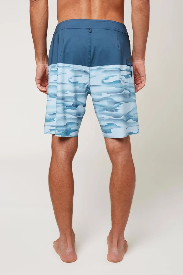 O&Neill Hyperfreak Nomad 19x22 Boardshorts Men's Light Blue, 34
