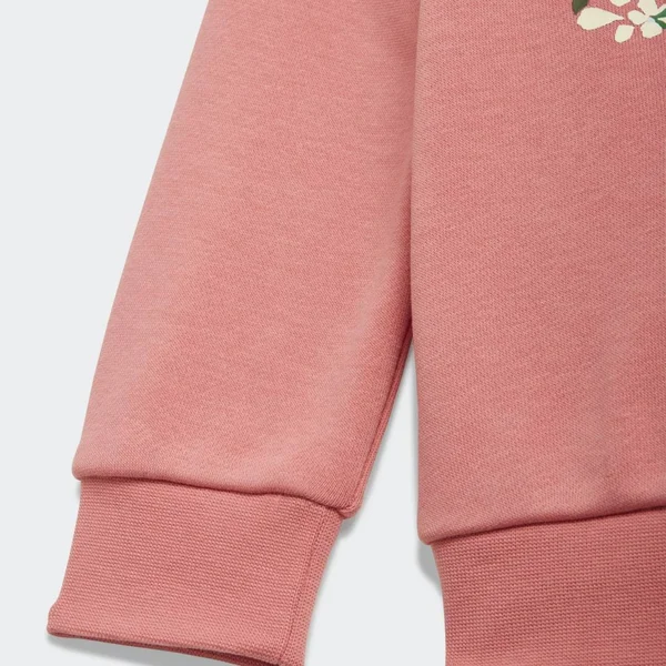Adidas Girls& Infant and Toddler Originals Her Studio London Floral Crew Sweatshirt and Jogger Pants Set GN2256 - 18 Month - Pin