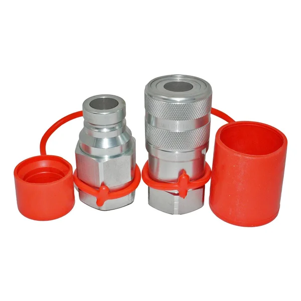 1x22 Flat Face Hydraulic Quick Connect Coupler Set - 1x22 SAE Thread