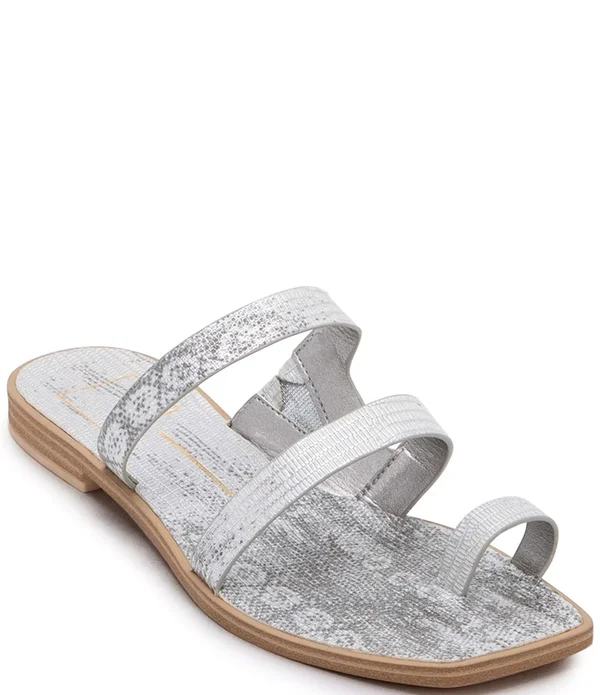 Dolce Vita Isala Pewter Embossed Lizard, Women's, Size: 9.5