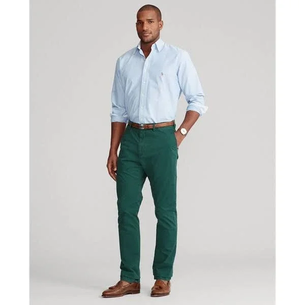 Polo Ralph Lauren Mens Pants Green Size 38x36 Tall Chinos Stretch