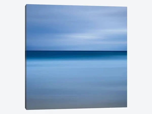 Katherine Gendreau Paintings Canvas Art Prints - Beach Blues ( scenic & landscapes > Ocean > seascapes art)