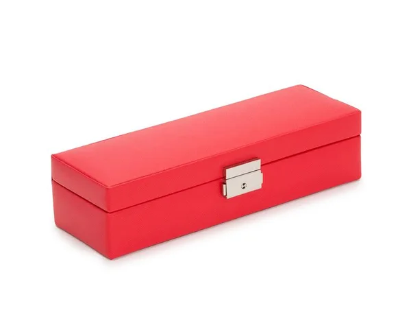 Wolf Heritage Safe Deposit Box - Red Saffiano