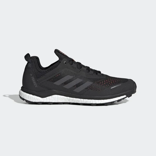 Adidas Men's Terrex Agravic Flow Shoes Black - Grey Six, Solar Orange 11