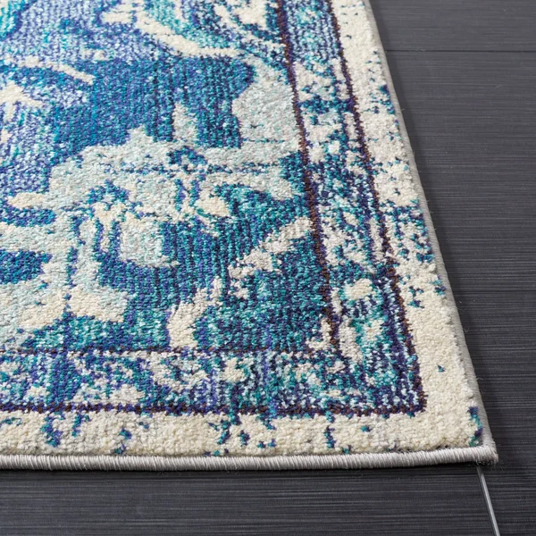 5&3x22 x 7&6x22 Rectangular Area Rug - Teal, Safavieh