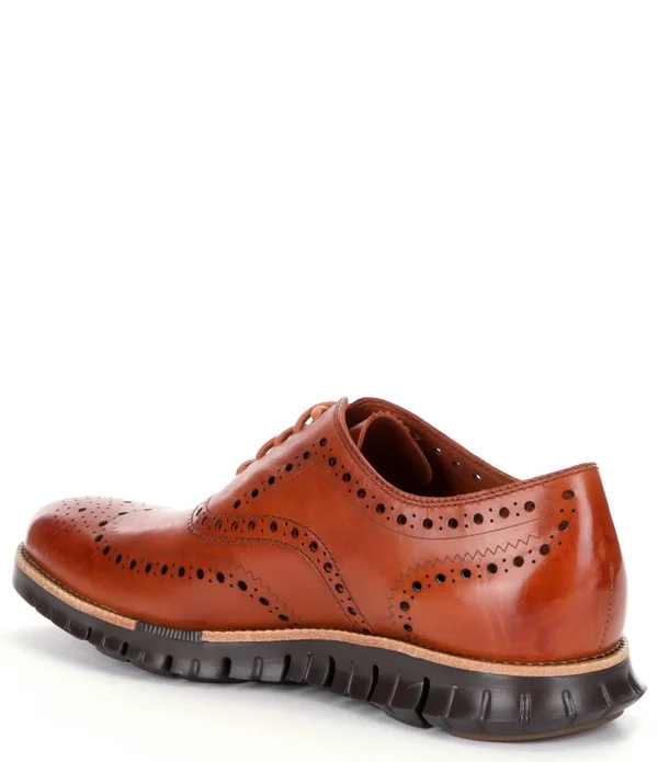 Cole Haan Men's Zerogrand Wing Oxford - British Tan, 7 M US