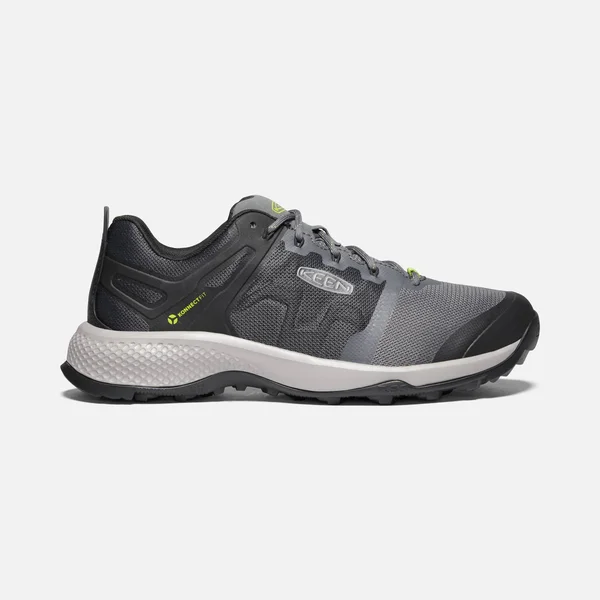 Keen Men's Explore Vent Shoe - 12 - Magnet, Chartreuse