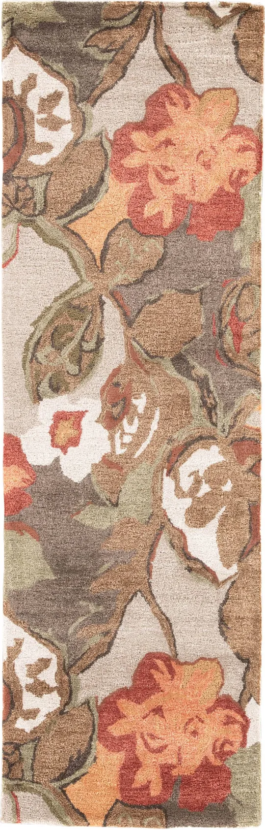 Jaipur Blue Petal Pusher BL12 Mahogany Area Rug - 5&x8&