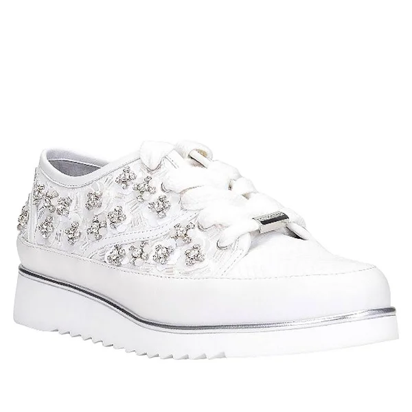 Donald Pliner Flipp Sneaker - White, 8.5