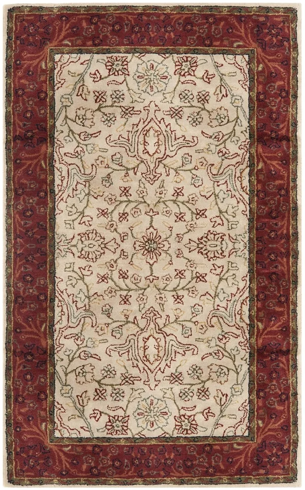 Safavieh Persian Legend PL533A 6& x 9& Ivory, Rust Rug