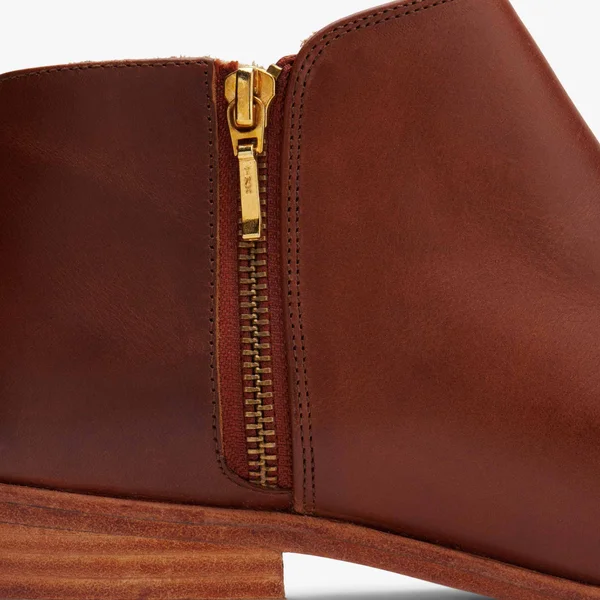 Nisolo Lana Ankle Boot Brandy - Size 9.5
