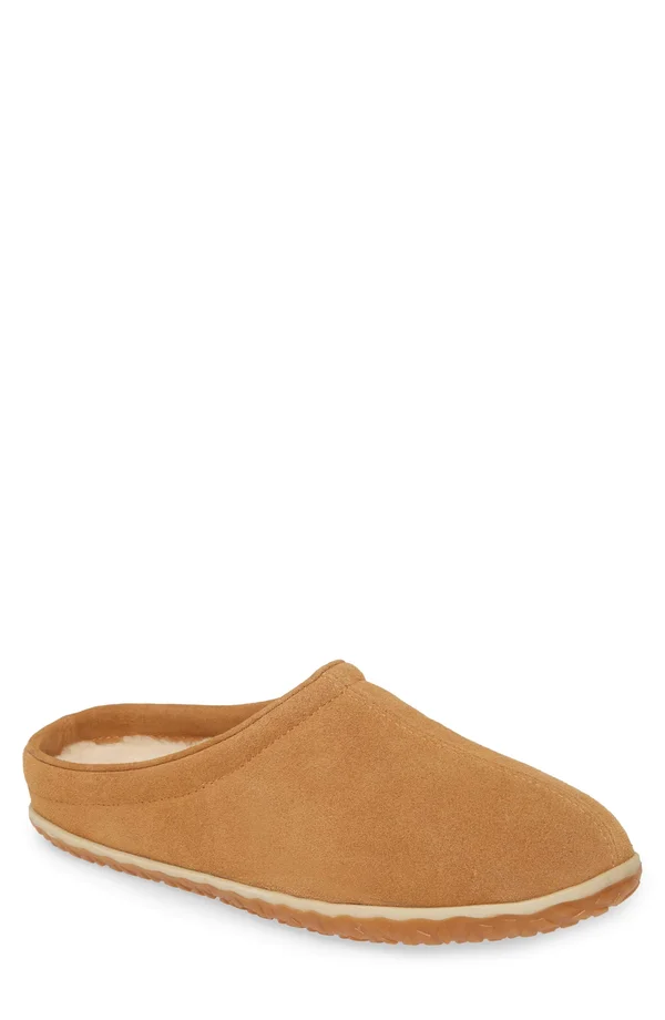 Minnetonka Men's Taylor Slipper, Cinnamon, 9