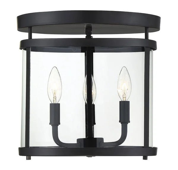 Savoy House 6-1043-3-13 - Penrose 3 Light Semi-Flush, English Bronze