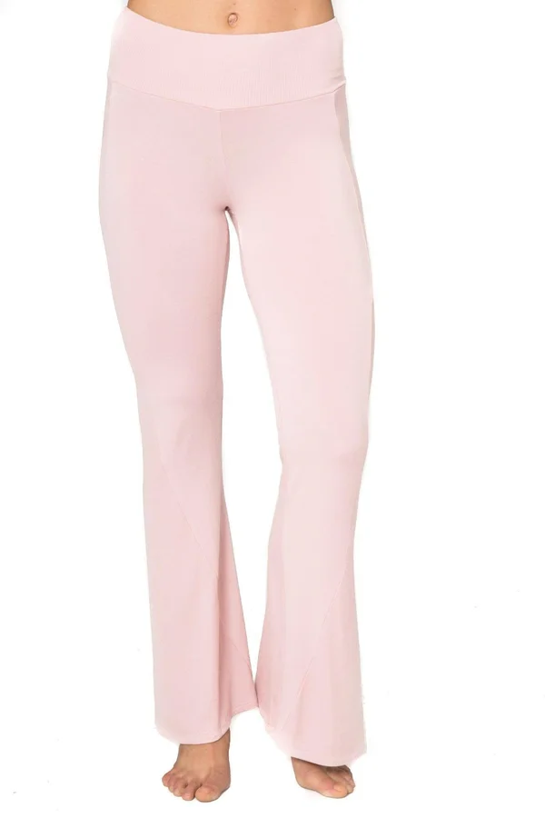 JJwinks Ultra-Soft Lounge Pant, Breathable & Loose Fit Fabric, Made in USA, Blush Pink, S, Regular 31x22