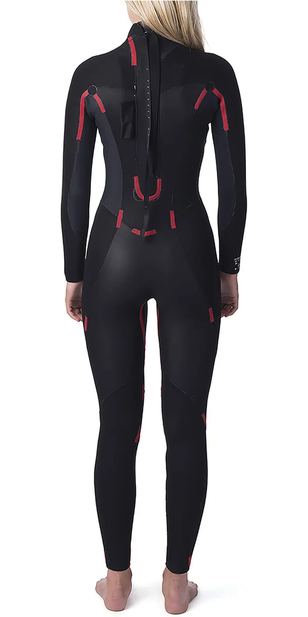 Rip Curl Womens Omega 3/2mm Back Zip GBS Wetsuit Black 2020