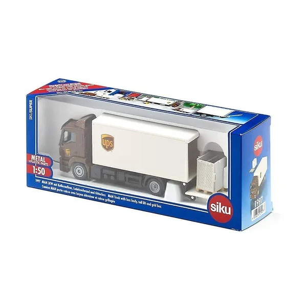 Siku 1997 UPS Man Truck with Tail Lift 1:50