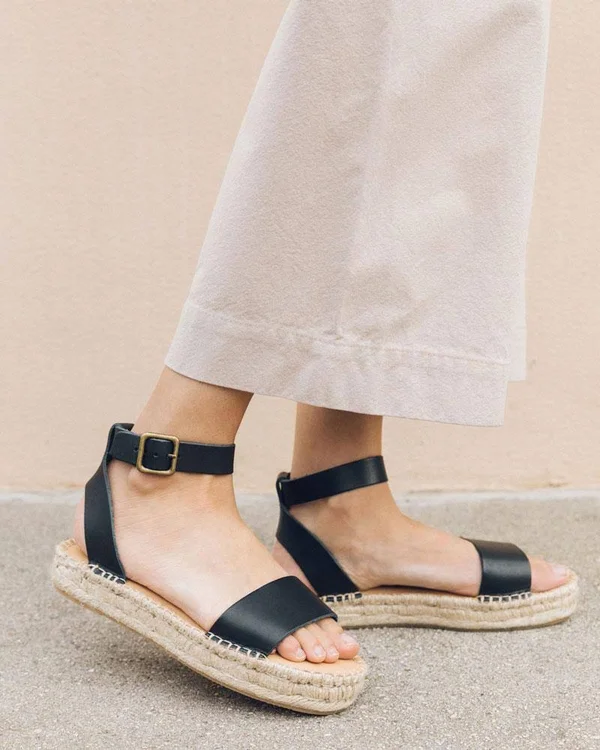 Soludos Cadiz Sandal - Platinum, 7.5