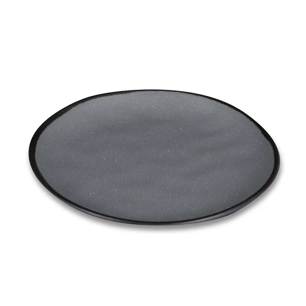 Get CS-90-GR 9x22 Melamine Dinner PLATE - Speckled Gray