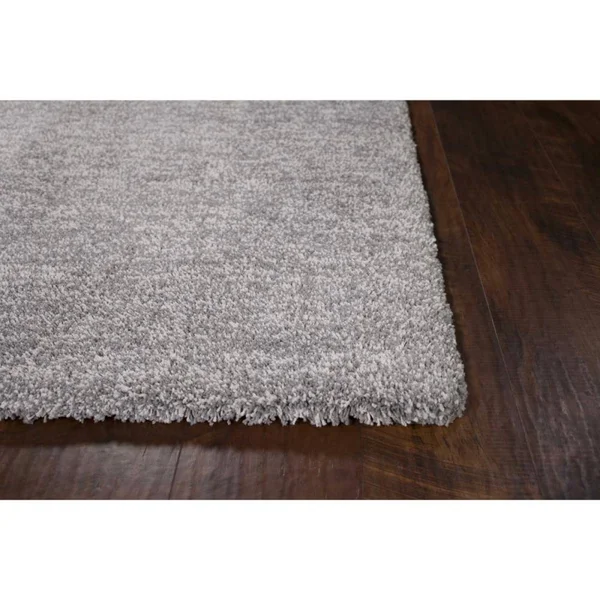 5& x 7& Polyester Grey Heather Area Rug