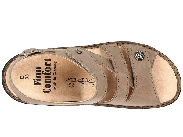 Finn Comfort Women's Gomera Taupe Equipe 36