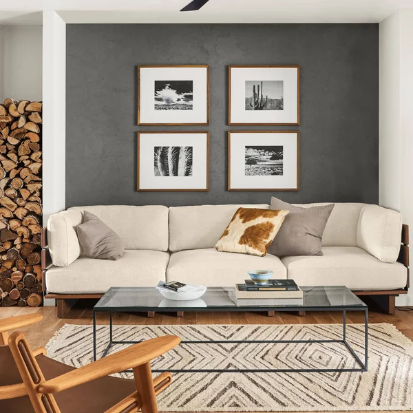 Room & Board, Modern Cedric Floor Lamp 48H in Graphite White