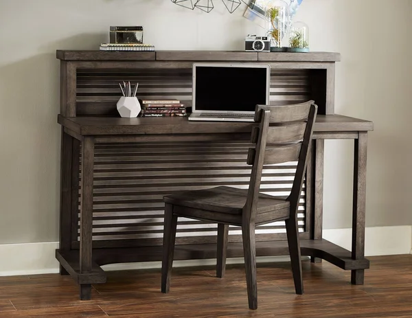 Legacy Classic Furniture Bunkhouse Aged Barnwood Hutch, Desk Gallery