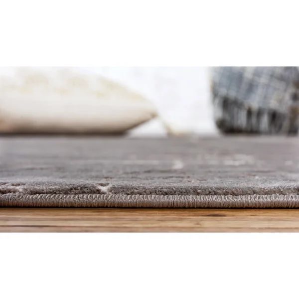 Jill Zarin Uptown Lexington Avenue Gray Area Rug - Size: 9& x 12&