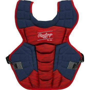 Rawlings NOCSAE Velo 2.0 Chest Protector Purple/White