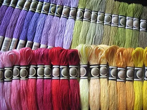 447 Colors Hand Embroidery Floss Cross Stitch Threads Skeins Full Range of Color