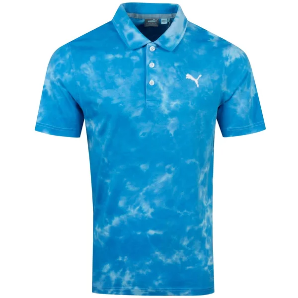 Puma Golf Men's Ibiza Blue Haight Gol Polo