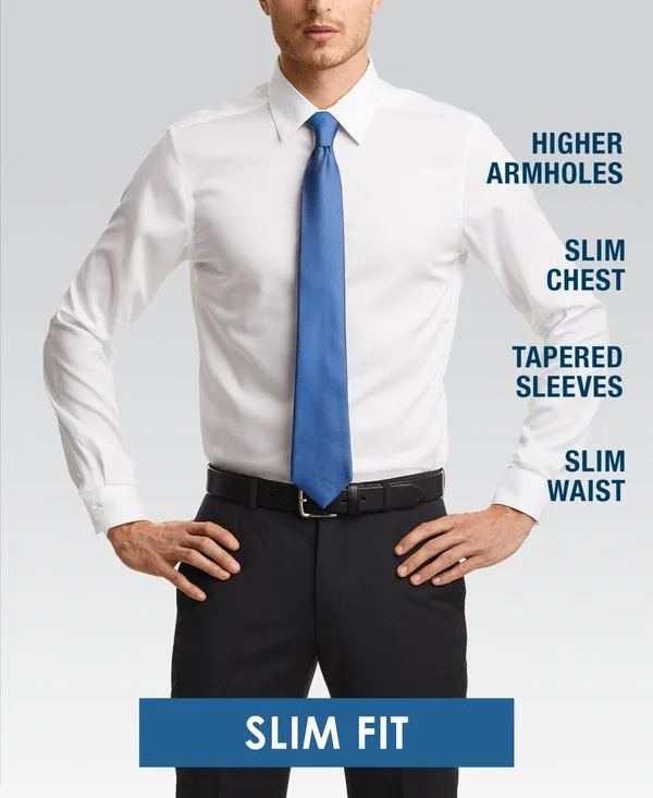 Calvin Klein Men's Dress Shirt Non Iron Stretch Slim Fit Check