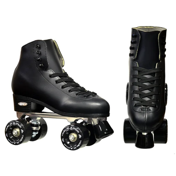 Epic Classic Black Quad Roller Skates - Size: 8