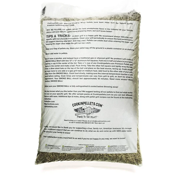 CookinPellets Apple Mash Hard Maple Smoker Wood Pellets, 40 Pound Bag (4 Pack) by VM Express