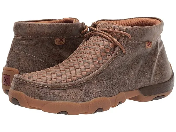 Twisted x Men's MDM0033 Driving Moc - Bomber/Tan Leather