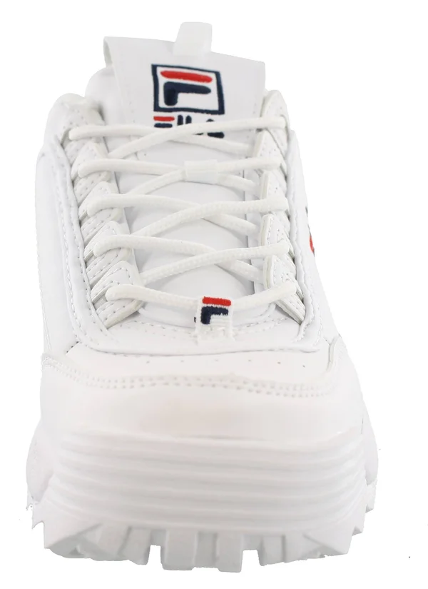 Men's White Disruptor II Shoes - Size 10 - Fila