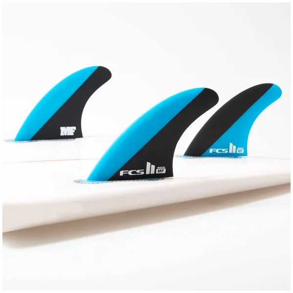 FCS II MF PC Tri Fins (Blue/Black, M)