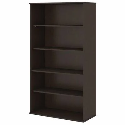 Standard Bookcase Bush Business Furniture Color: Mocha Cherry, Size: 72.13x22 H x 35.71x22 W x 15.45x22 D