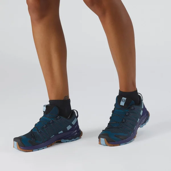Salomon Women's XA Pro 3D V8 - 7.5, Poseidon/Violet Indigo/Forever