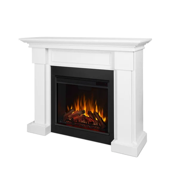 Real Flame 7910E Hillcrest Electric Fireplace, White