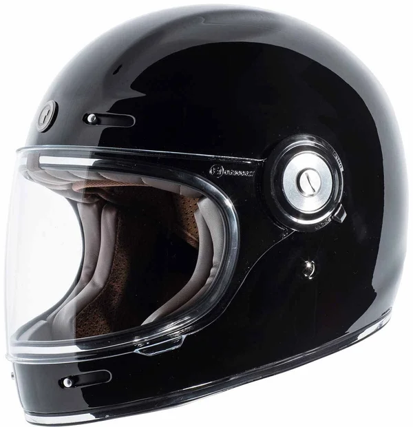 Torc T-1 Retro Full Face Motorcycle Helmet M - Nardo Grey