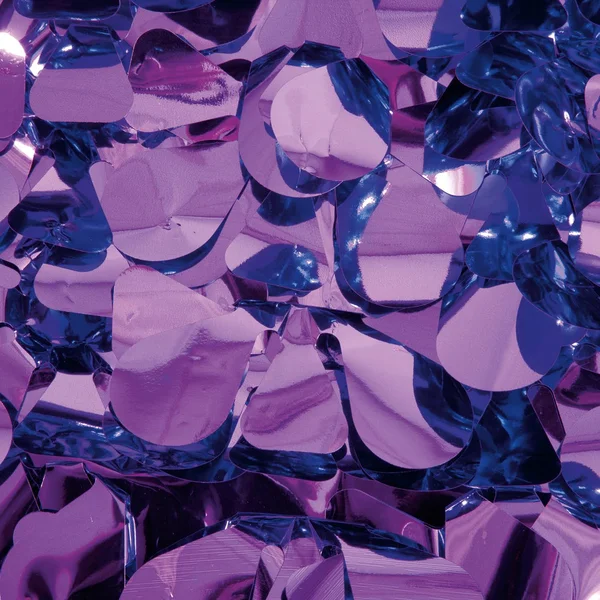 15& Purple Contemporary Metallic Floral Sheeting Party Streamers