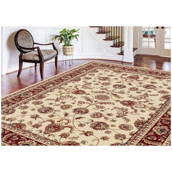 Tayse Sensation 4792 Ivory Area Rug 5'3'' Octagon