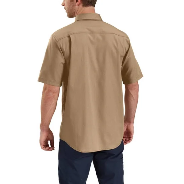 Carhartt Rugged Professional Series Men's Short-Sleeve Shirt, Black, 4XL Tall