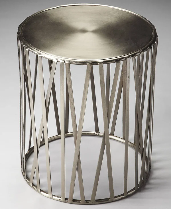 Butler Kruse Iron Drum Table