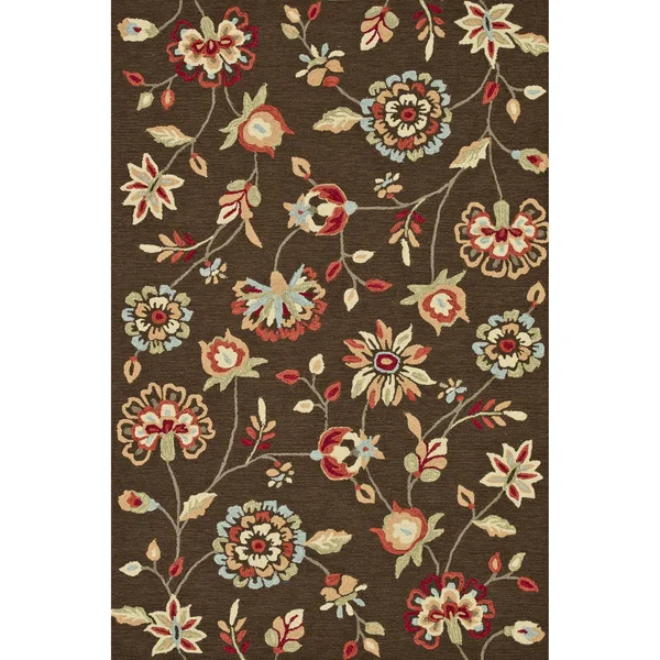 Alexander Home Hand-Hooked Savannah Brown Rug (2&3 x 3&9)