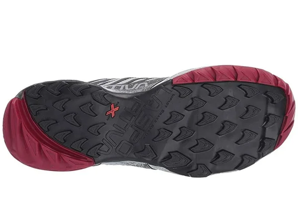 La Sportiva Women's Akasha Shoe - 37.5 - Carbon - Beet